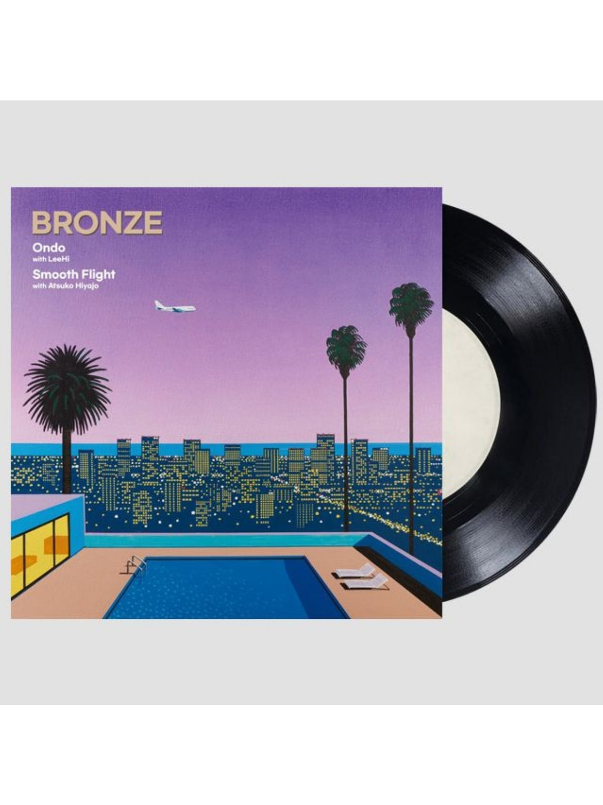 BRONZE/《ONDO (with LeeHi) / Smooth Flight (with Atsuko Hijajo)》7 吋黑膠