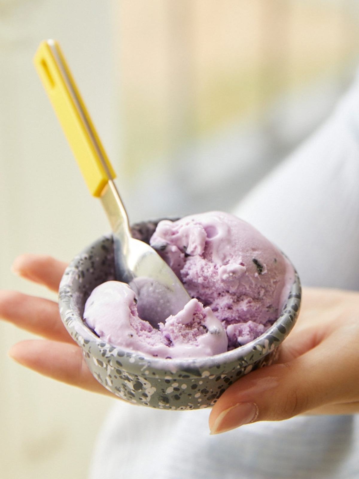 銀河系潑墨琺瑯圓形醬料碗