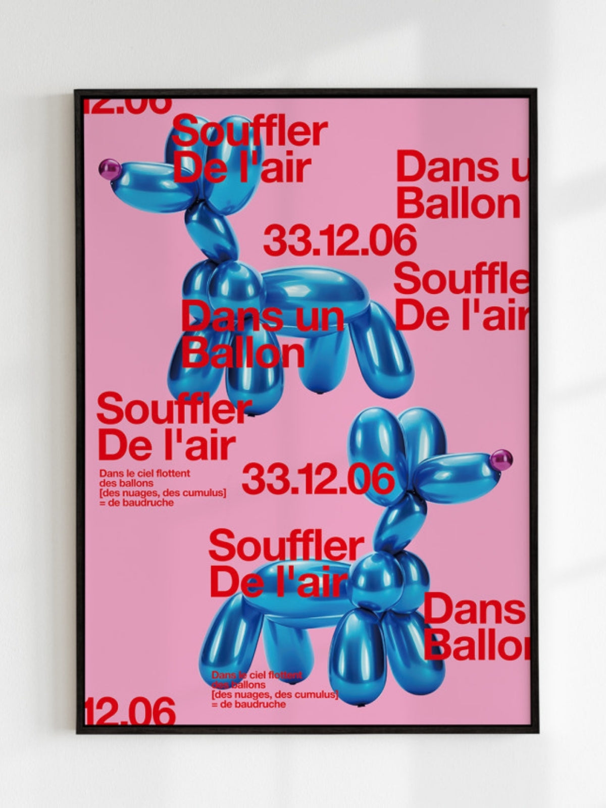 Balloon Mid-Century 包豪斯海報