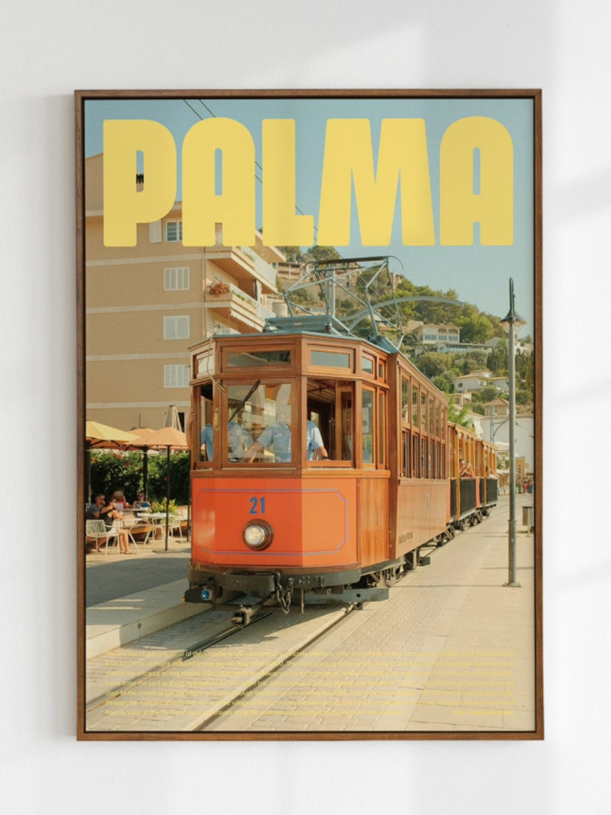 Tram 復古歐洲海報