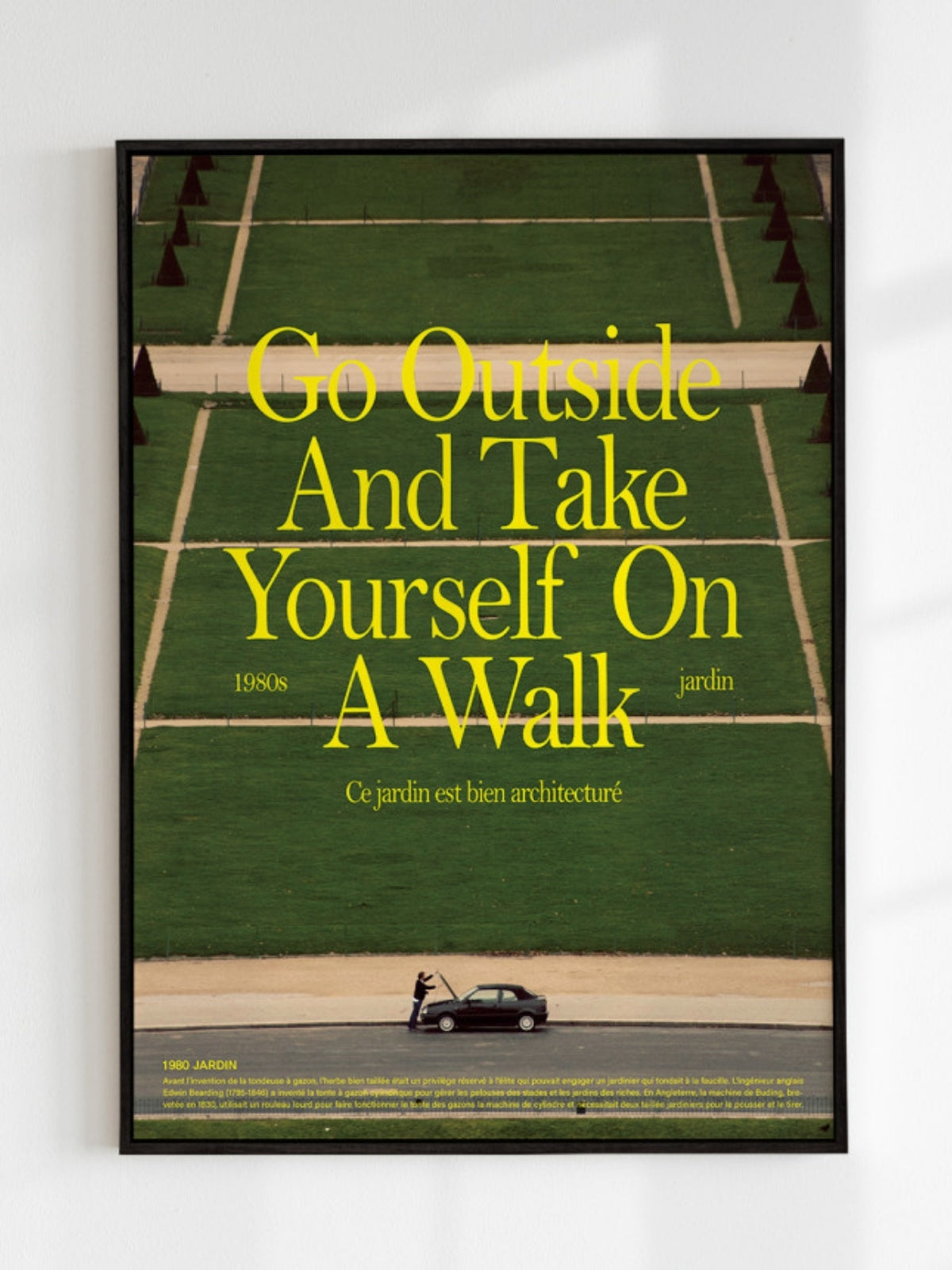 Jardin 復古風景海報