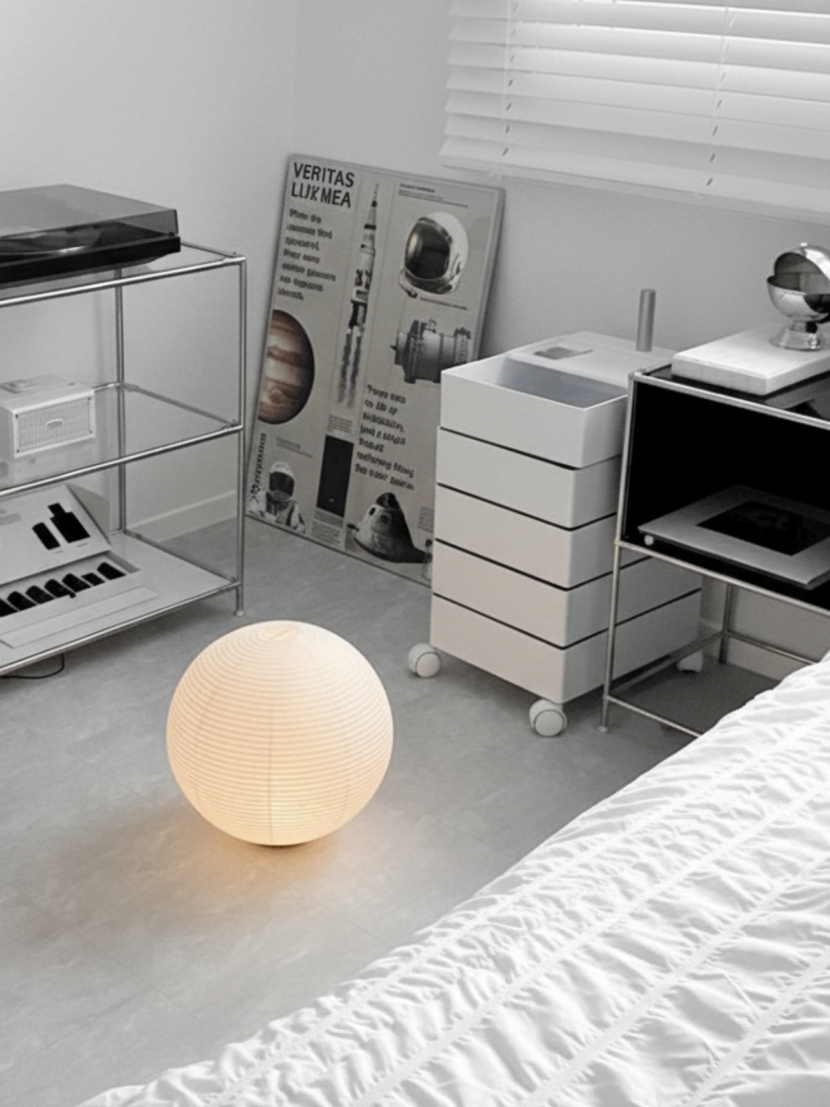 Paper Moon 和紙桌燈 05