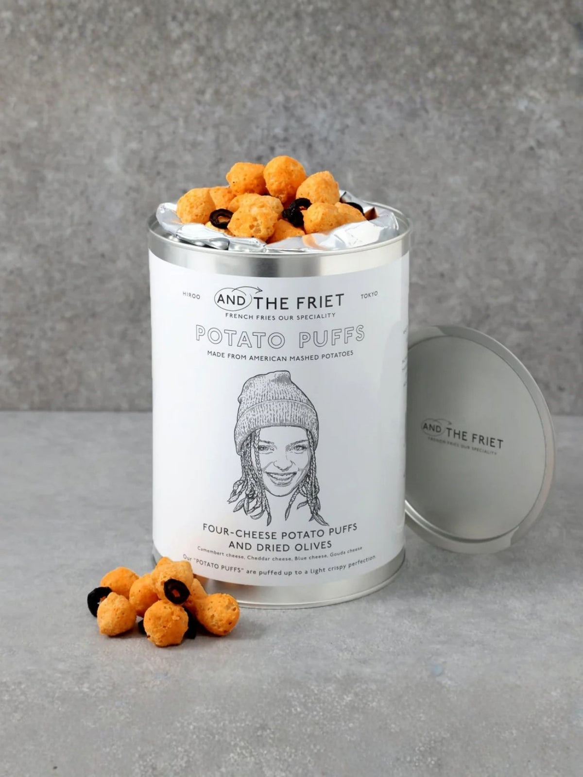東京肖像起司泡芙罐