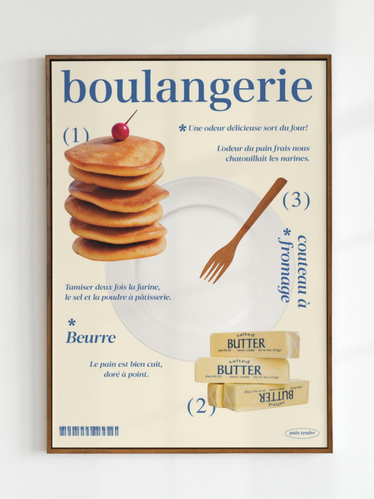 Pancake 復古甜點海報